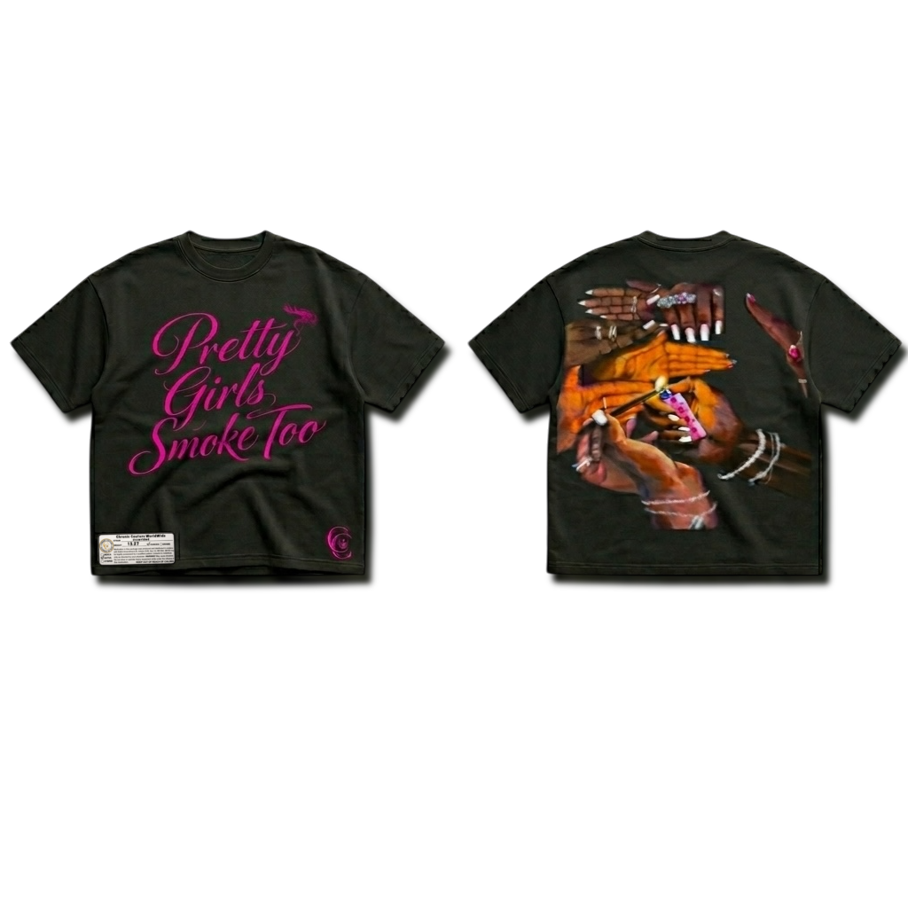 “Pretty Girls Smoke Too” Tee